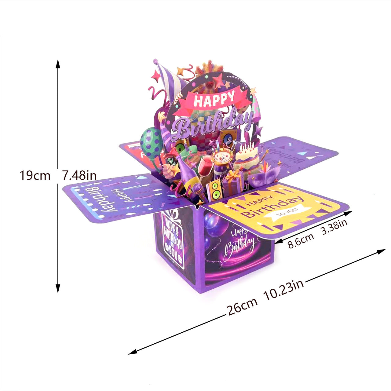 3D Happy Birthday Pop-Up Box