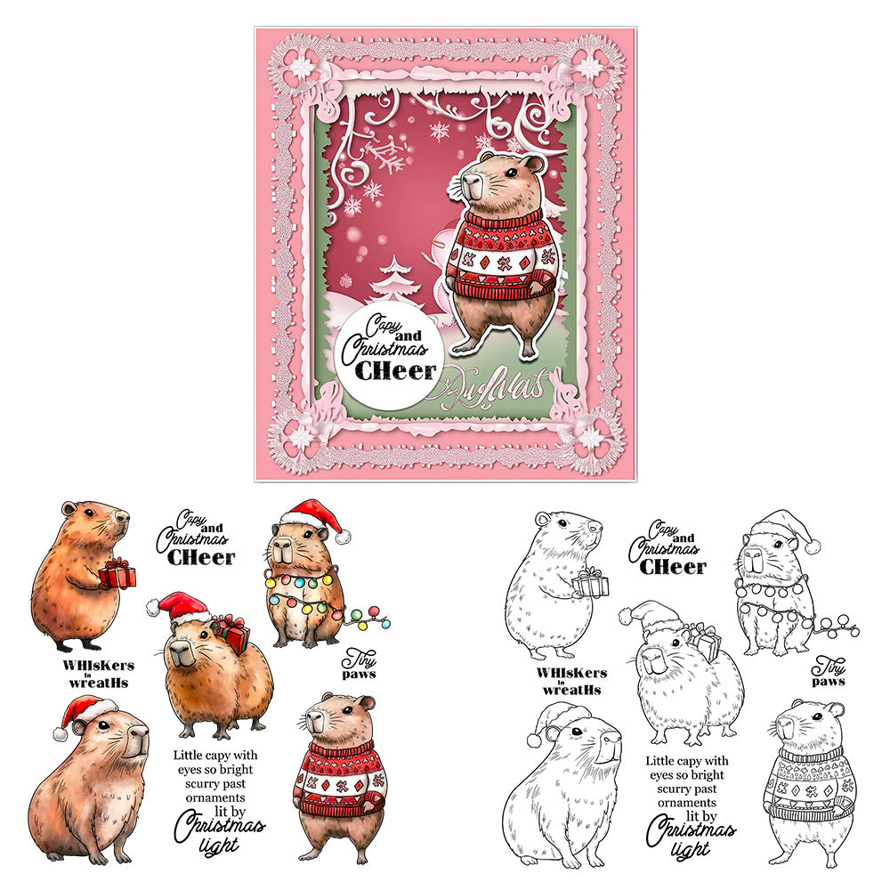 Christmas Mouse Clear Stamps