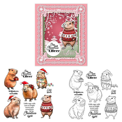 Christmas Mouse Clear Stamps