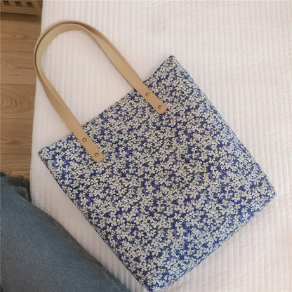 Floral Versatile Shoulder Tote Bag