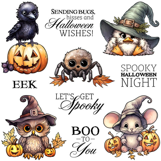 Halloween Animals Dies & Stamps Set