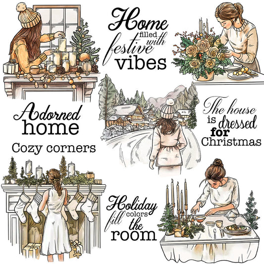 Christmas Theme Clear Stamps