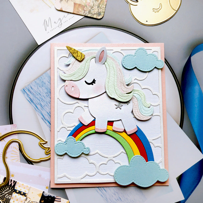 Cute Unicorn Metal Cutting Dies