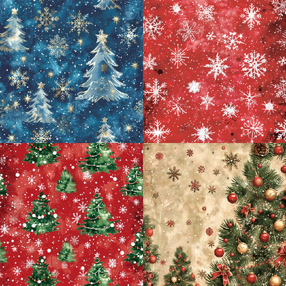 24PCS 6" Cedar Scrapbook Paper & Cardstock