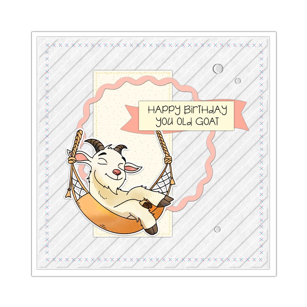 Happy Goats Dies & Stamps Set