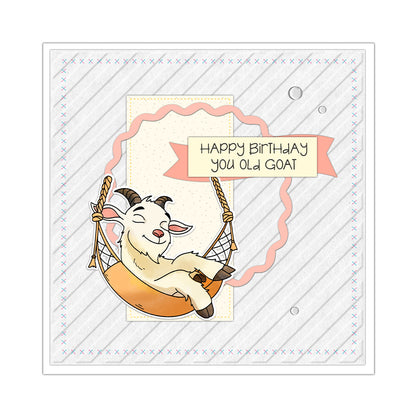 Happy Goats Dies & Stamps Set