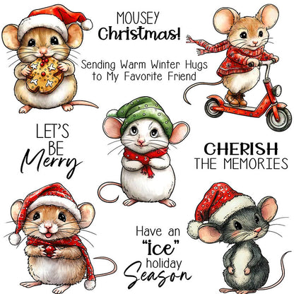 Christmas Mouse Dies & Stamps Set