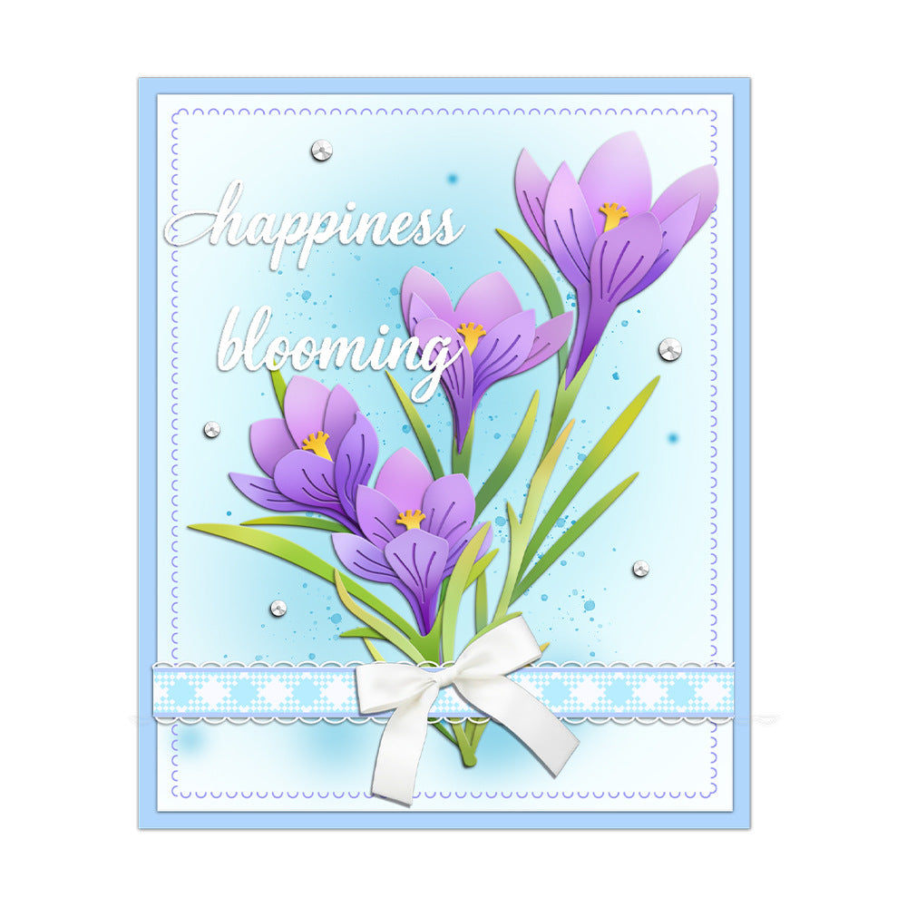 Crocus Flower Metal Cutting Dies