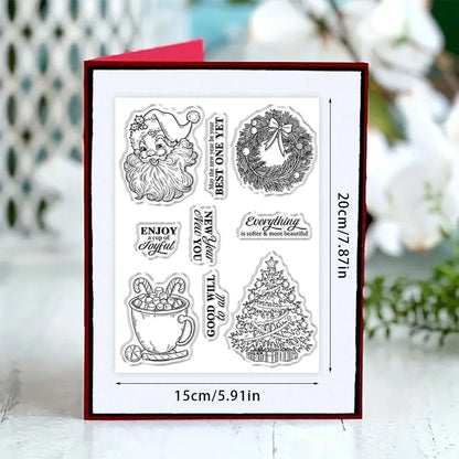 Christmas Elements Dies & Stamps Set