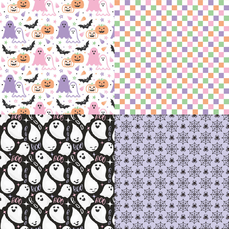 24PCS 6" Spooky Scrapbook Paper & Cardstock