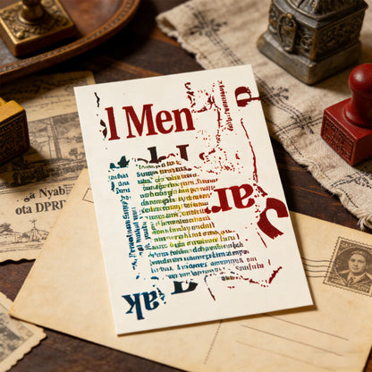 Decorative Background DIY Scrapbook Clear Stamps