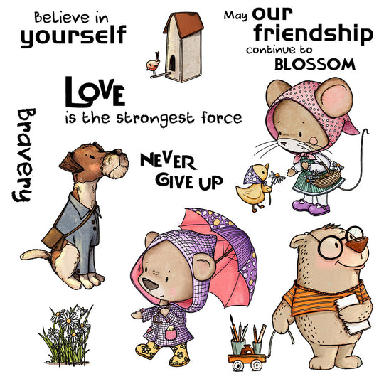 Cute Animals Clear Stamps