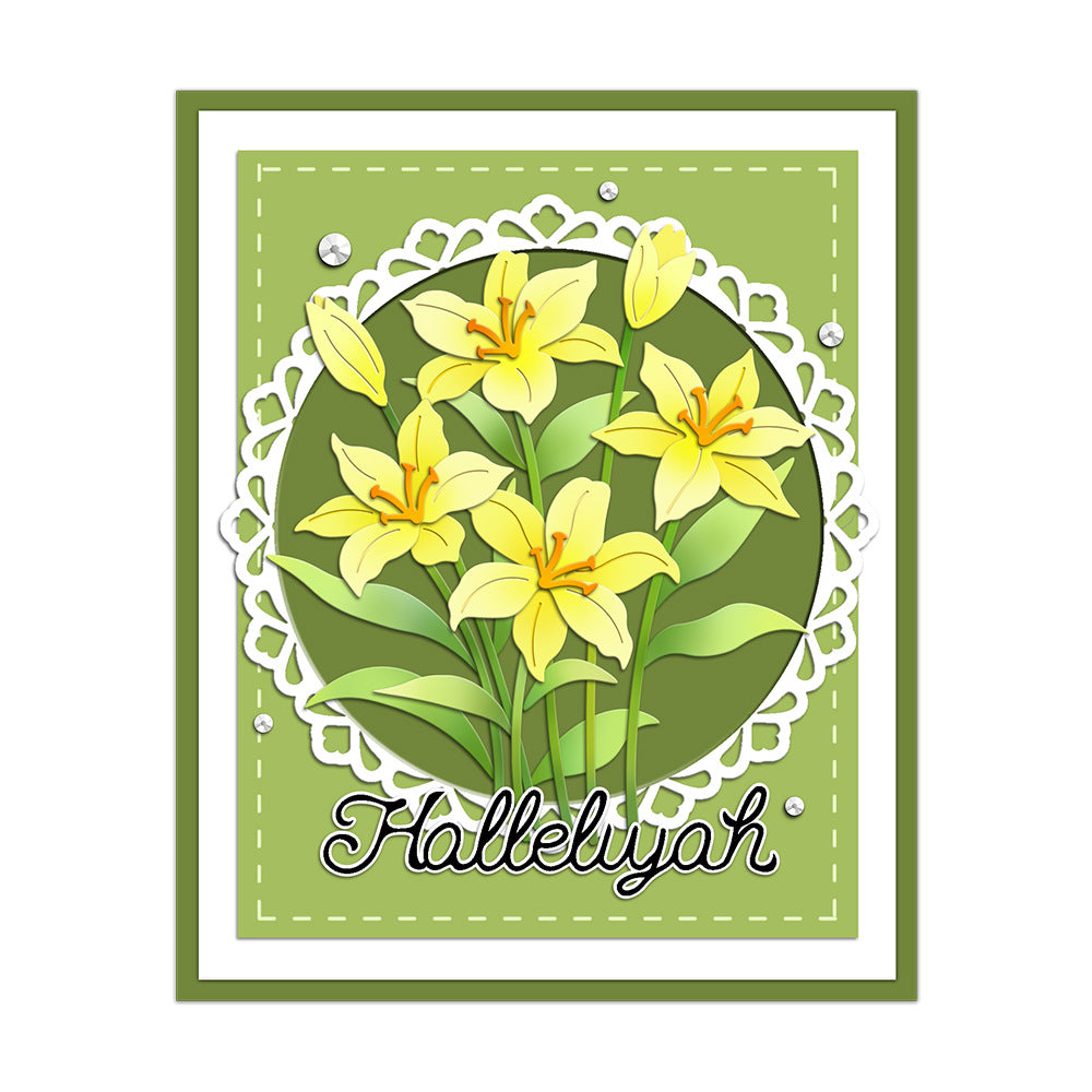 Beautiful Lilies Metal Cutting Dies