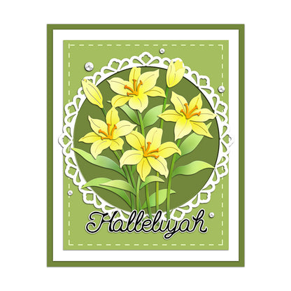Beautiful Lilies Metal Cutting Dies