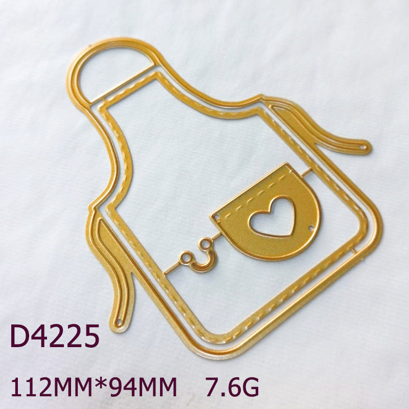 Cute Apron Metal Cutting Dies