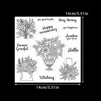 Dense Bouquet Clear Stamps