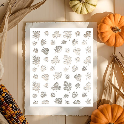 Leaves Pattern DIY Painting Hollow Stencil