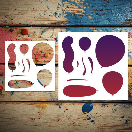 Balloon Pattern DIY Painting Hollow Stencil