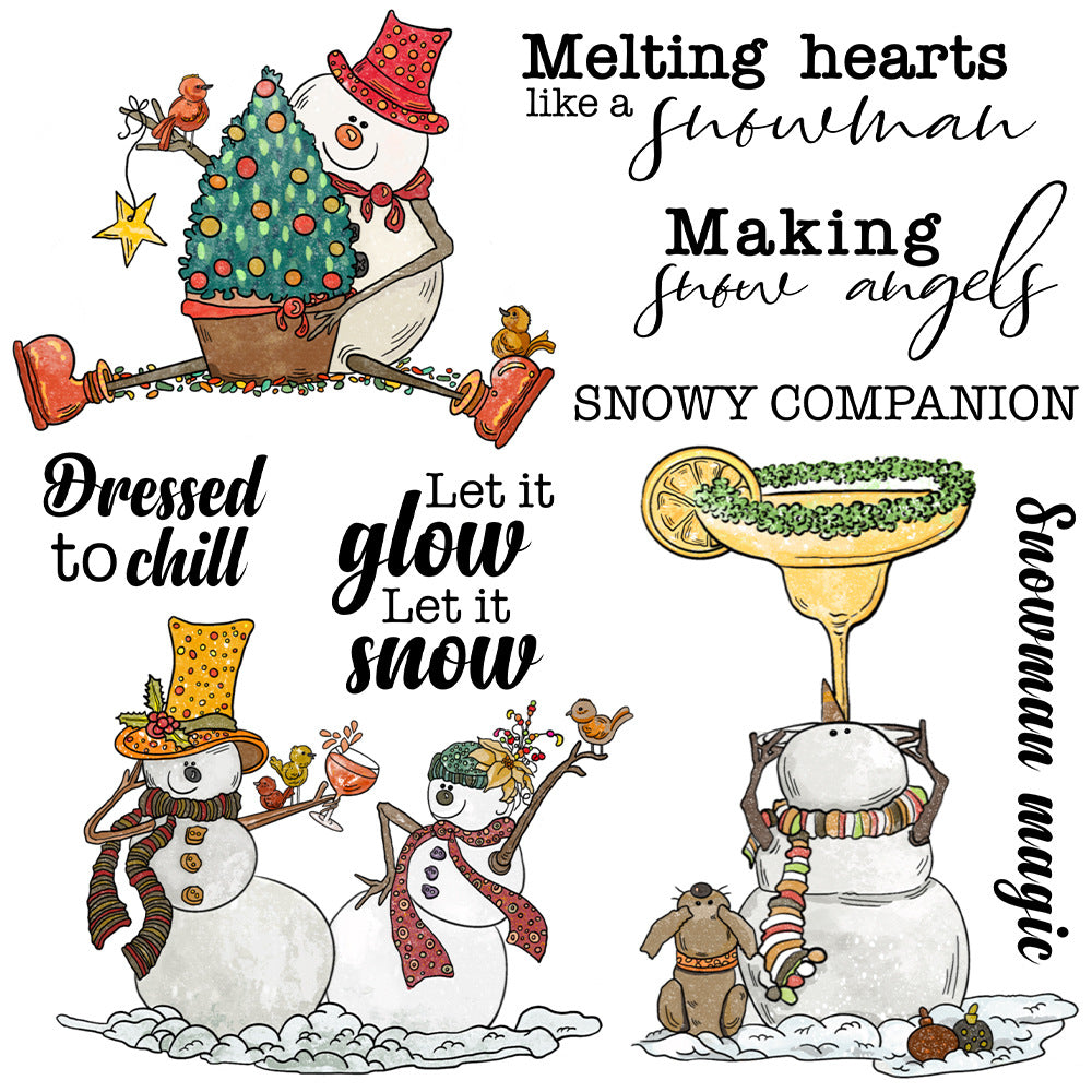 Winter Snowman Clear Stamps