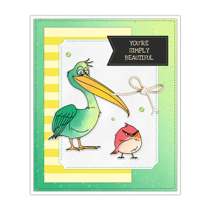 Cute Birds Dies & Stamps Set