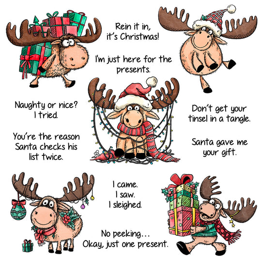 Christmas Animals Dies & Stamps Set