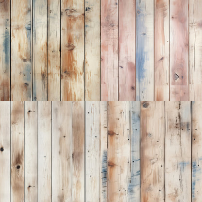 24PCS 6" Plank Scrapbook Paper & Cardstock
