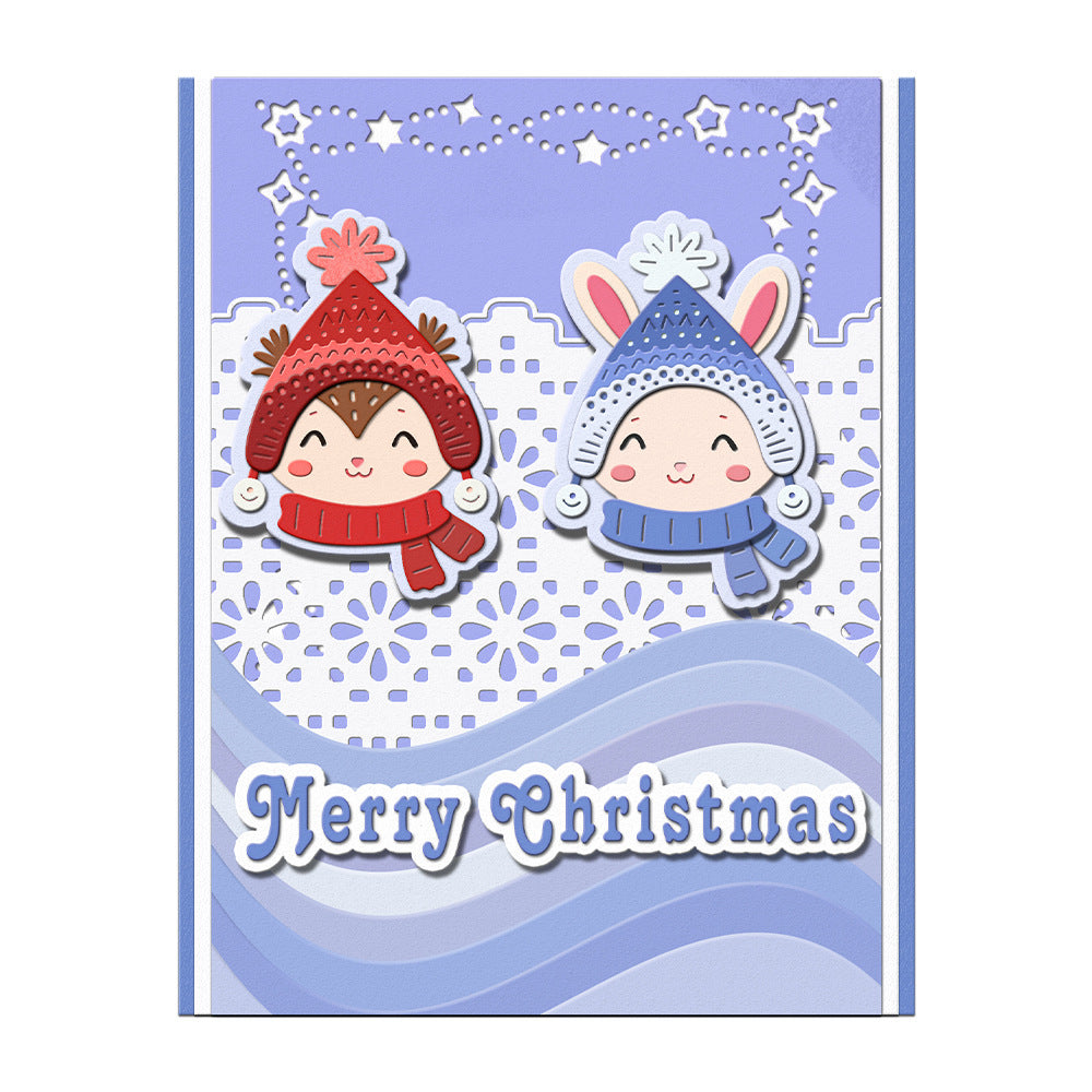 Christmas Penguins Metal Cutting Dies