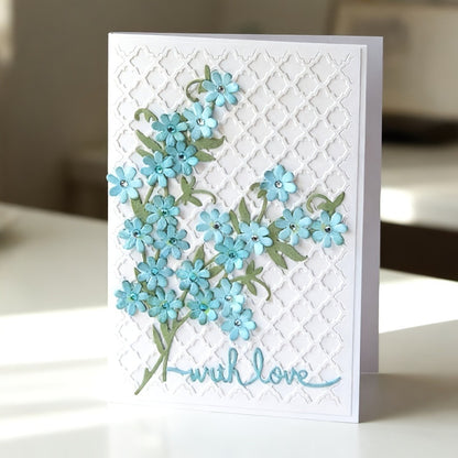 Cutout Grid Background Board Metal Cutting Dies