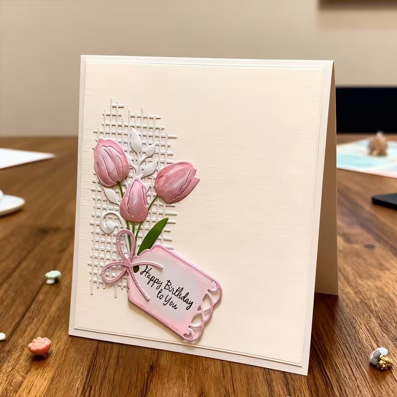 Tulip Decorations Metal Cutting Dies