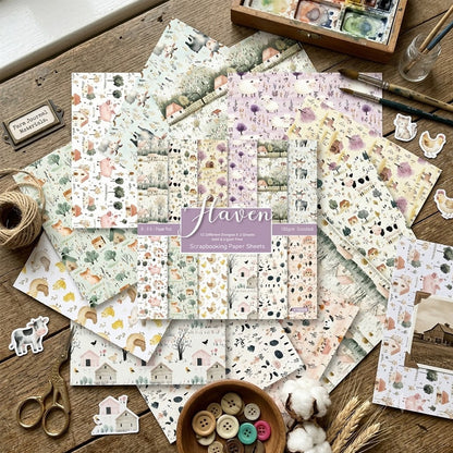 24PCS 6" Haven Scrapbook Paper & Cardstock