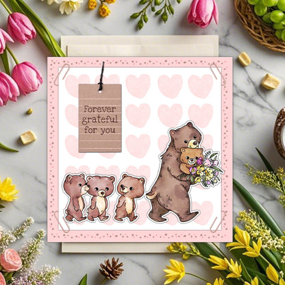 Little Bear and Son Dies & Stamps Set