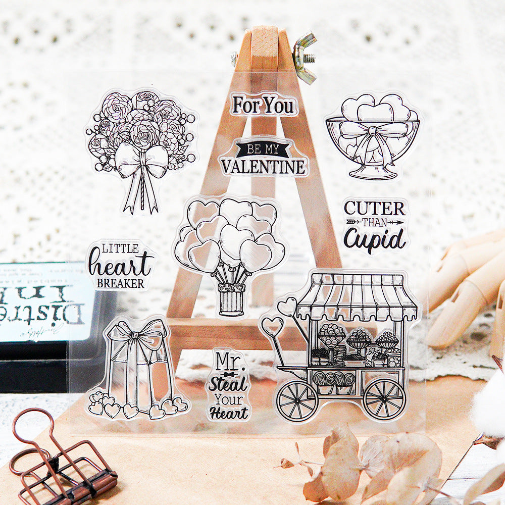 Valentine's Day Theme Clear Stamps