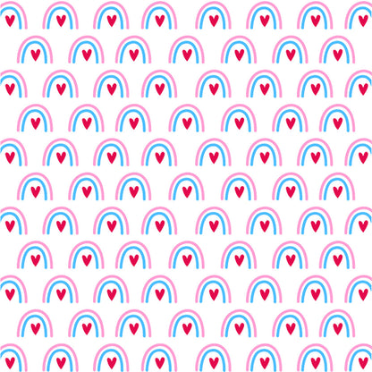 3 PCS Rainbow Pattern DIY Painting Hollow Stencil