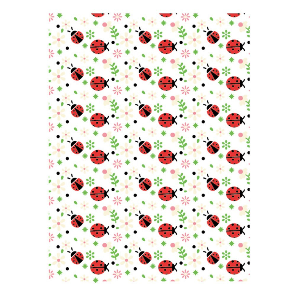 5 PCS Ladybug Pattern DIY Painting Hollow Stencil