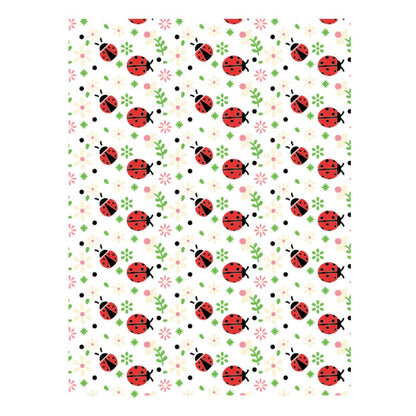 5 PCS Ladybug Pattern DIY Painting Hollow Stencil