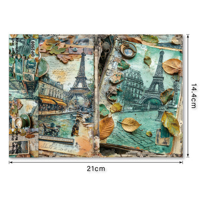 A5 Coffee Time Journal Scrapbook Paper