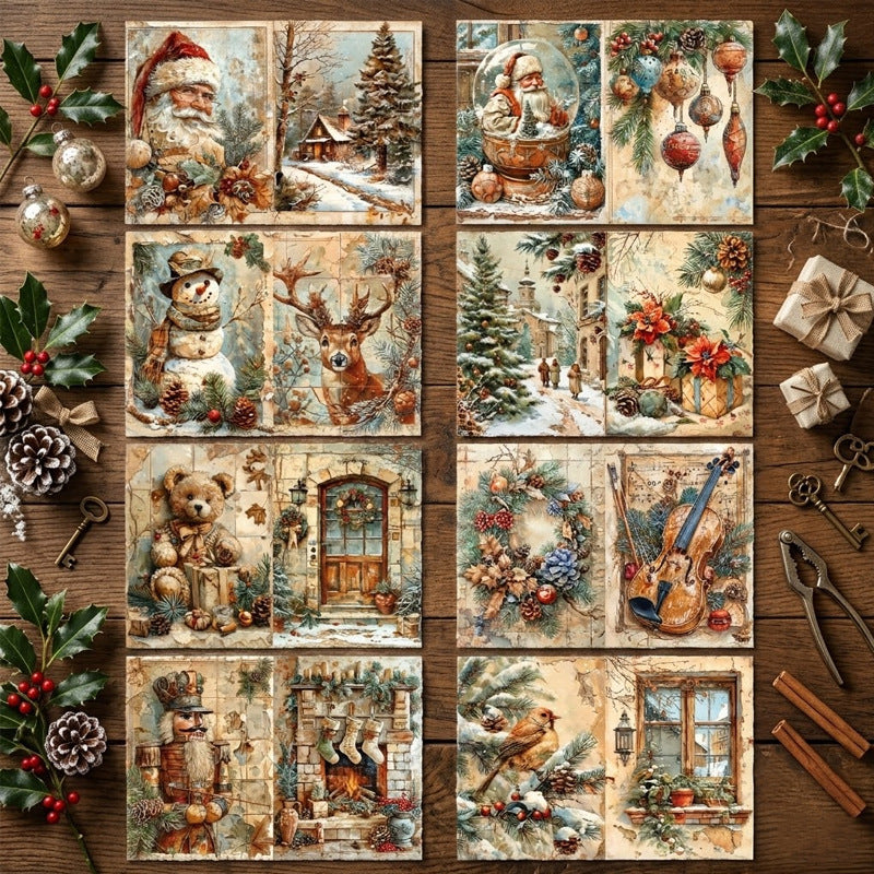 A5 Christmas Series Journal Scrapbook Paper