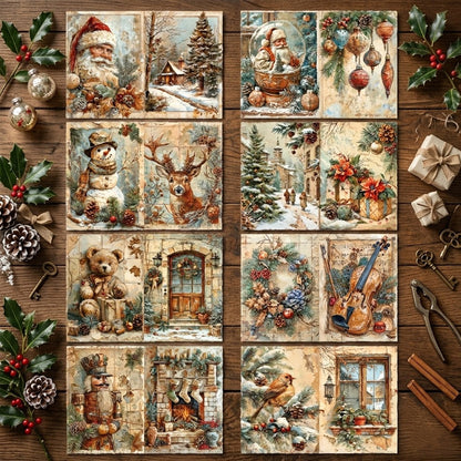 A5 Christmas Series Journal Scrapbook Paper