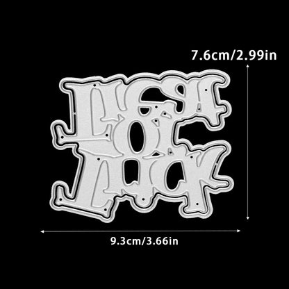 "TRICK OR TREAT" Words Metal Cutting Dies