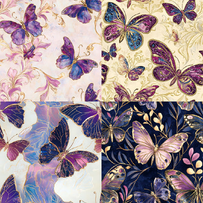 24PCS 6" Butterfly Scrapbook Paper & Cardstock