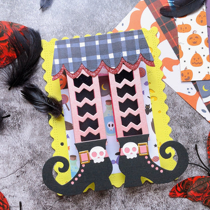 Halloween Witch Leg Box Metal Cutting Dies