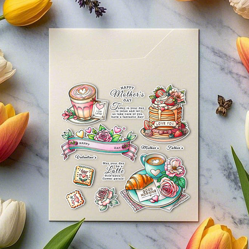 Festival Afternoon Tea Clear Stamps