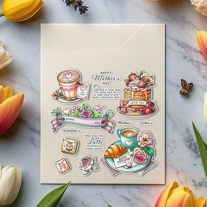 Festival Afternoon Tea Clear Stamps
