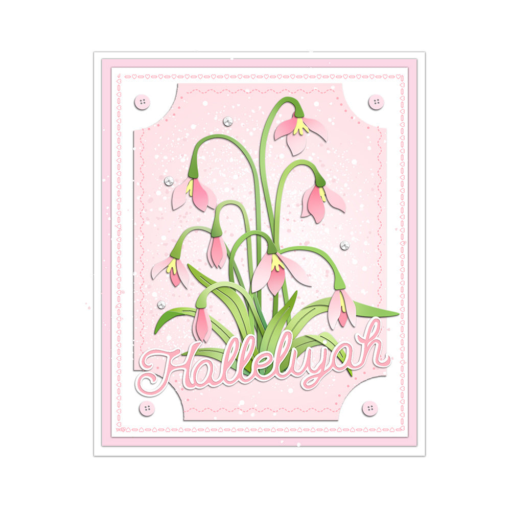Beautiful Snowdrop Metal Cutting Dies