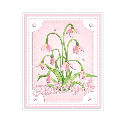Beautiful Snowdrop Metal Cutting Dies