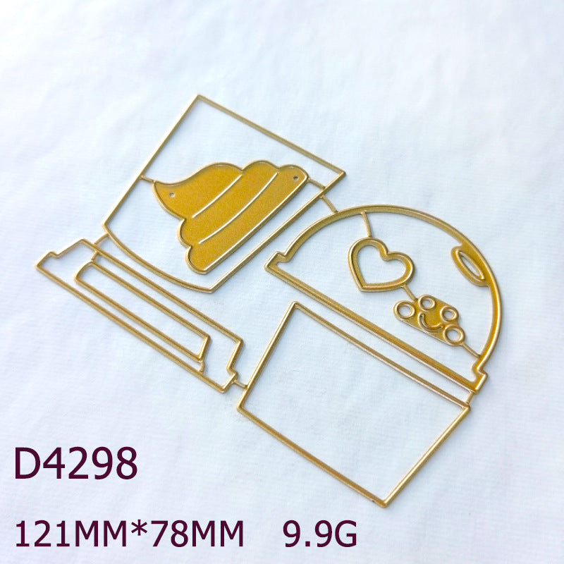 Cute Coffee Cup Metal Cutting Dies