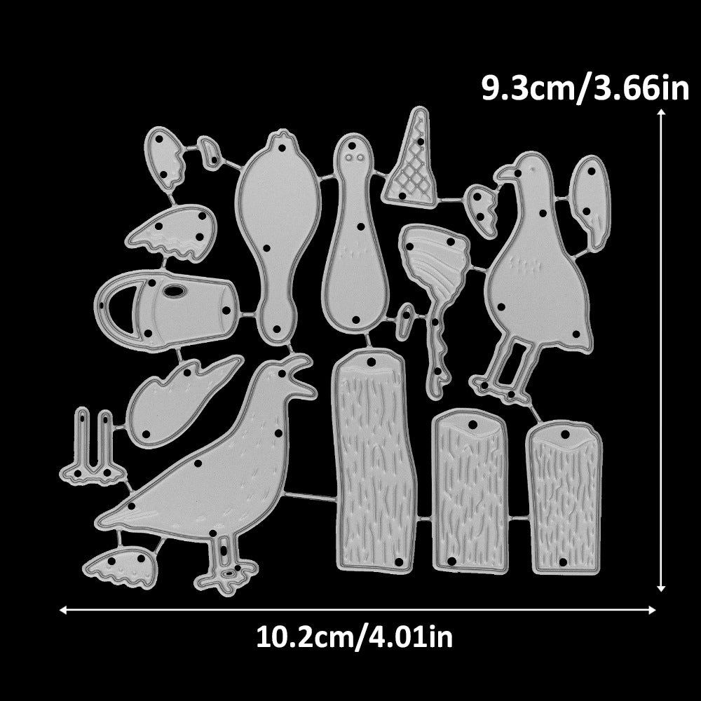 Cute Seagull Metal Cutting Dies
