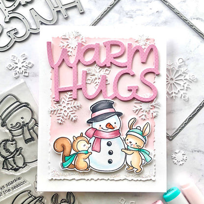 Winter Snowman Dies & Stamps Set
