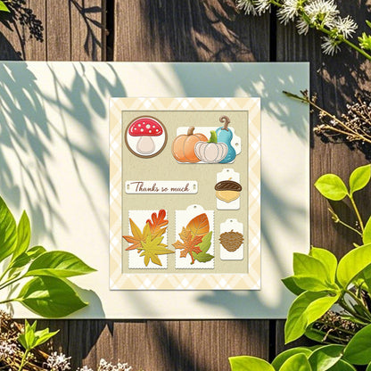 Pumpkins and Leaves Metal Cutting Dies