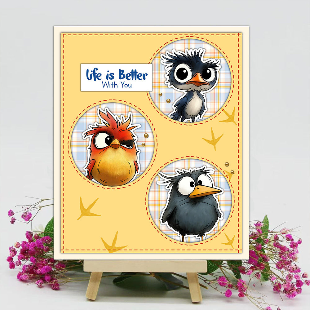 Cute Birds Dies & Stamps Set